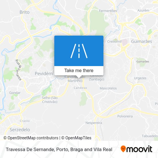 Travessa De Sernande mapa