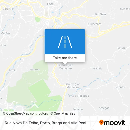 Rua Nova Da Telha map