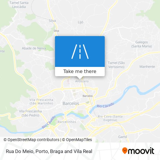 Rua Do Meio map