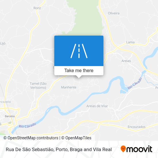 Rua De São Sebastião map