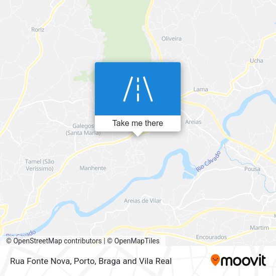 Rua Fonte Nova map