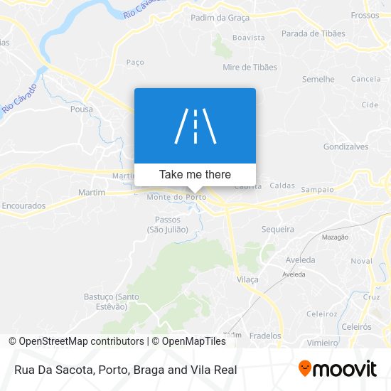 Rua Da Sacota map