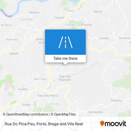 Rua Do Pica-Pau mapa