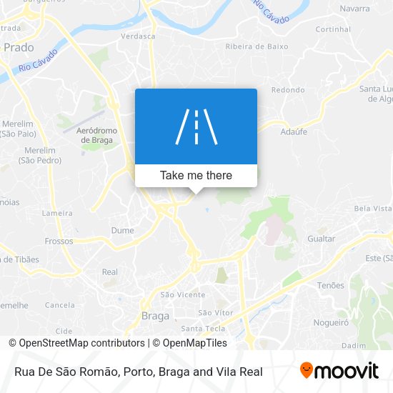 Rua De São Romão map