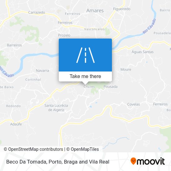 Beco Da Tomada mapa