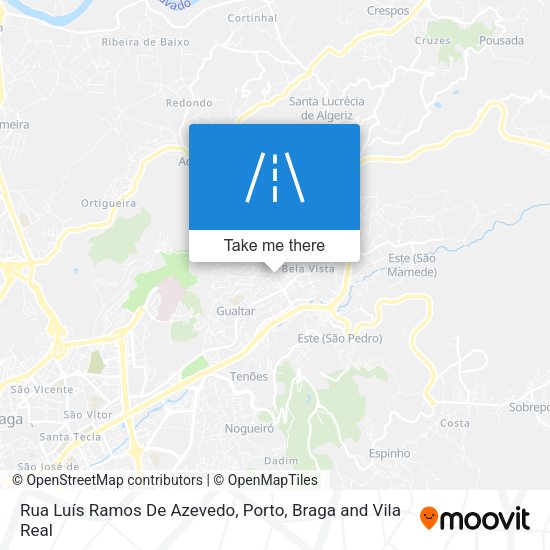 Rua Luís Ramos De Azevedo mapa