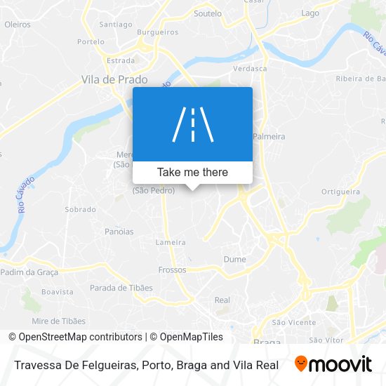 Travessa De Felgueiras mapa