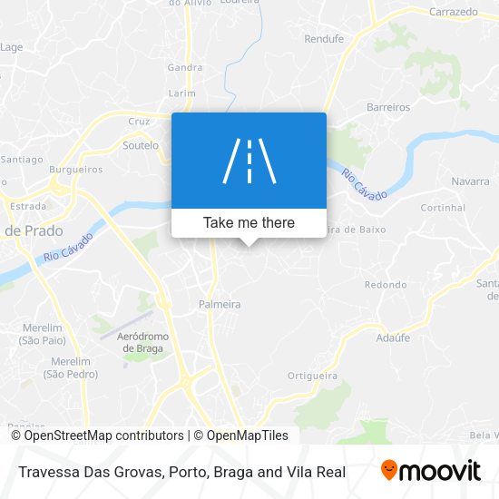 Travessa Das Grovas mapa
