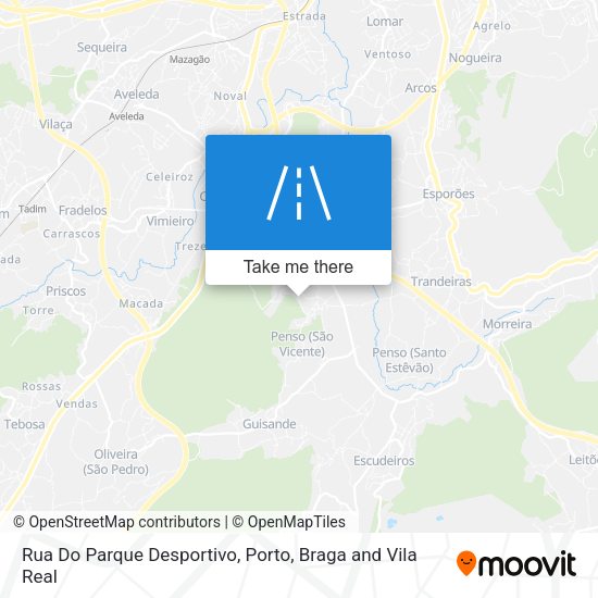 Rua Do Parque Desportivo map