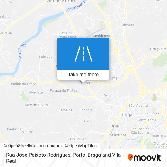 Rua José Peixoto Rodrigues map