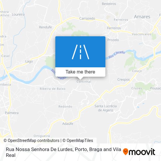 Rua Nossa Senhora De Lurdes mapa