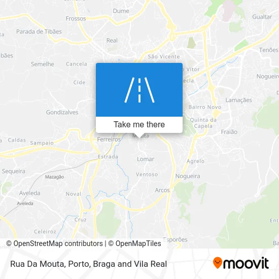 Rua Da Mouta map