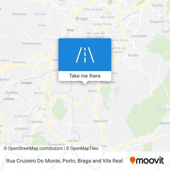 Rua Cruzeiro Do Monte map