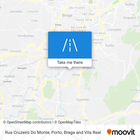 Rua Cruzeiro Do Monte map