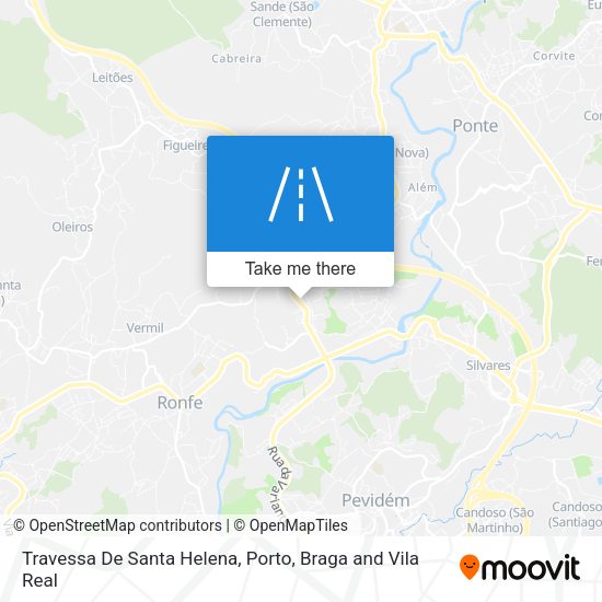Travessa De Santa Helena mapa