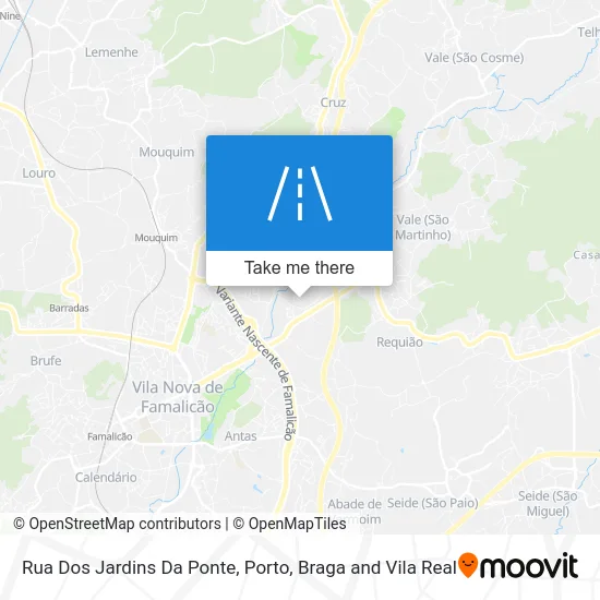 Rua Dos Jardins Da Ponte map