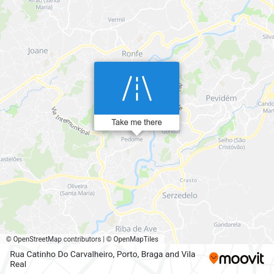 Rua Catinho Do Carvalheiro mapa