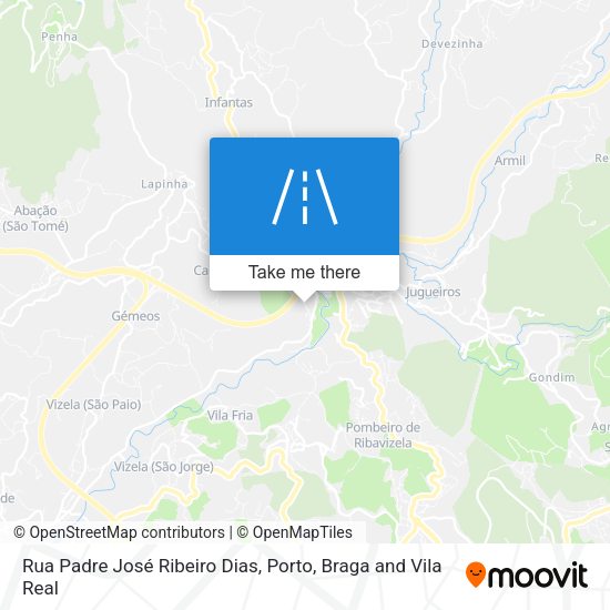 Rua Padre José Ribeiro Dias map