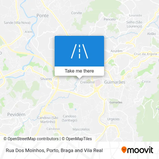 Rua Dos Moinhos map