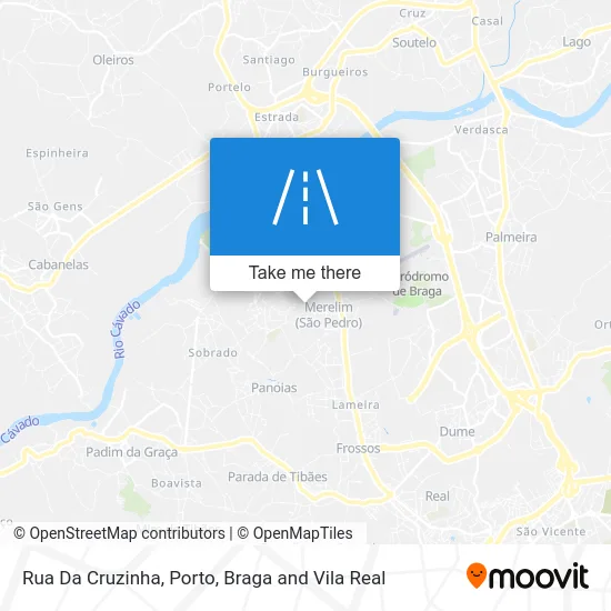 Rua Da Cruzinha map