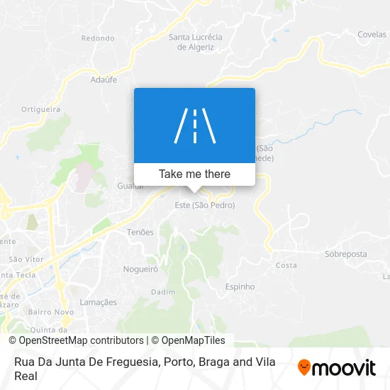 Rua Da Junta De Freguesia map