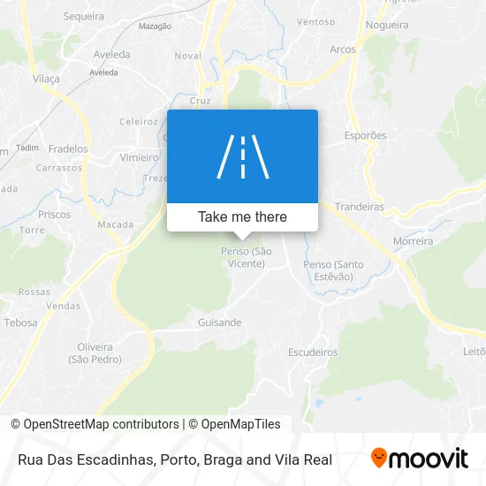 Rua Das Escadinhas map