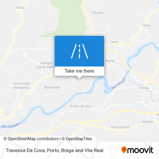 Travessa Da Cova mapa