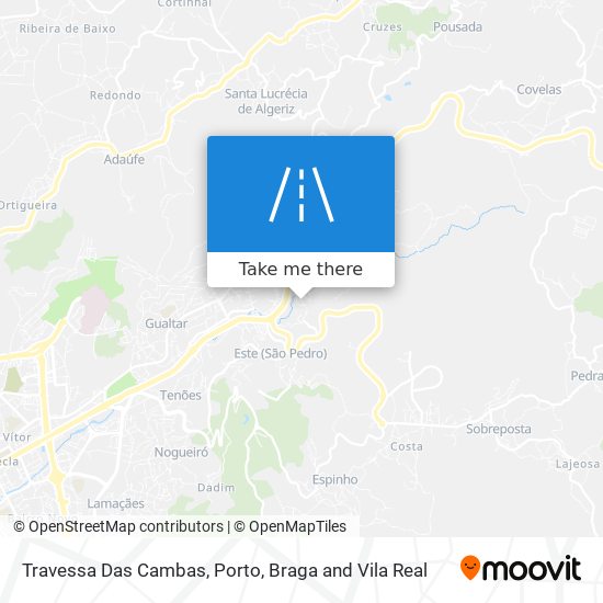 Travessa Das Cambas mapa