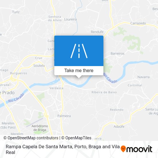 Rampa Capela De Santa Marta map