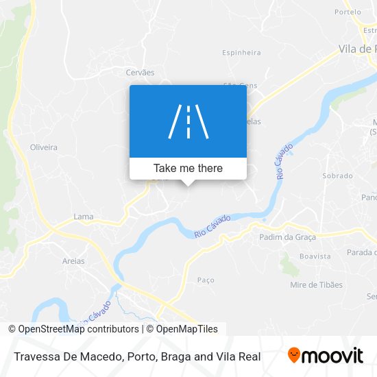 Travessa De Macedo mapa