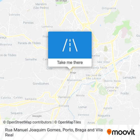 Rua Manuel Joaquim Gomes map