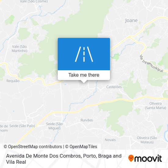 Avenida De Monte Dos Combros map