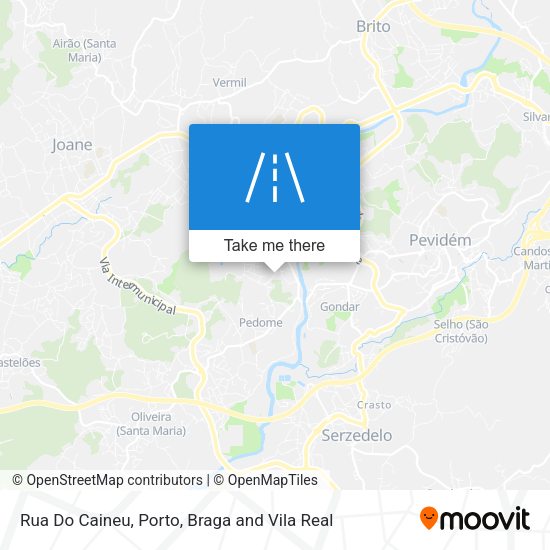 Rua Do Caineu map