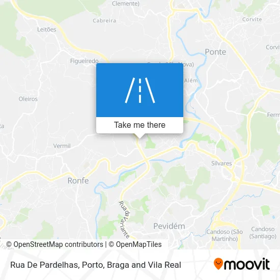Rua De Pardelhas map