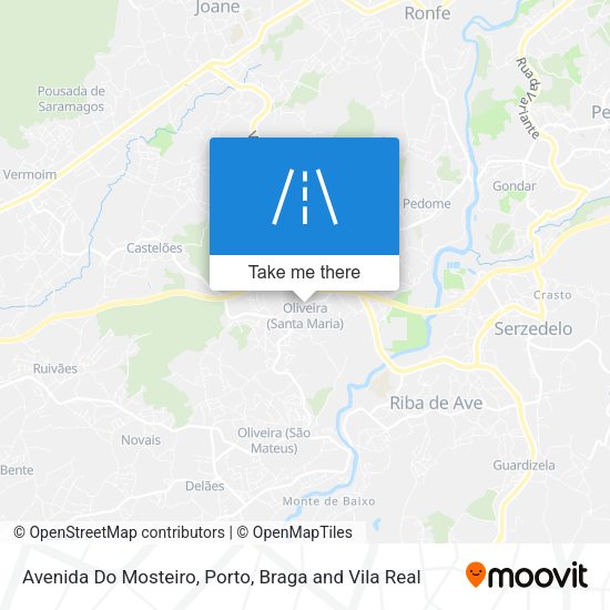 Avenida Do Mosteiro mapa