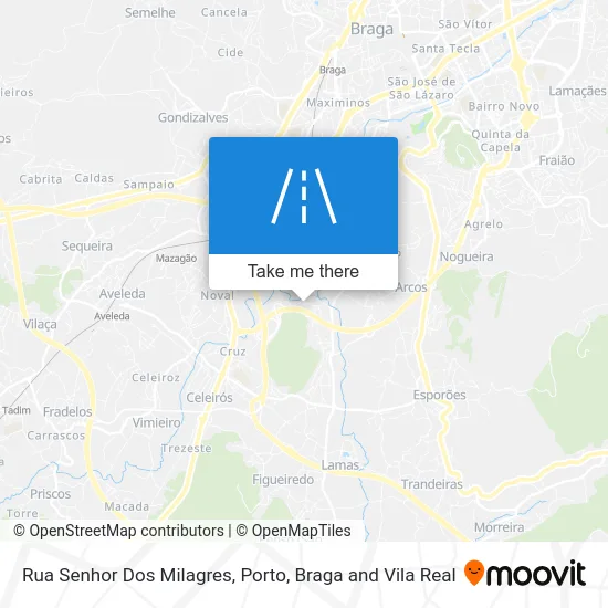 Rua Senhor Dos Milagres map