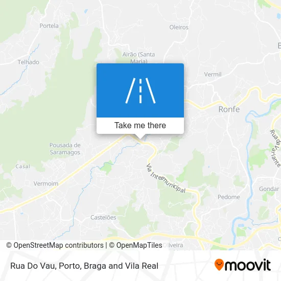 Rua Do Vau map