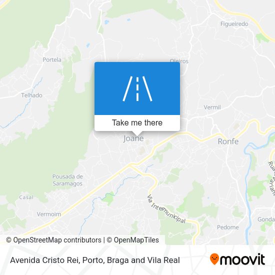 Avenida Cristo Rei mapa