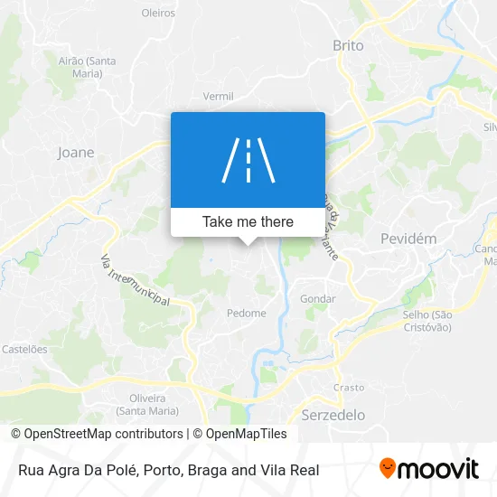 Rua Agra Da Polé map