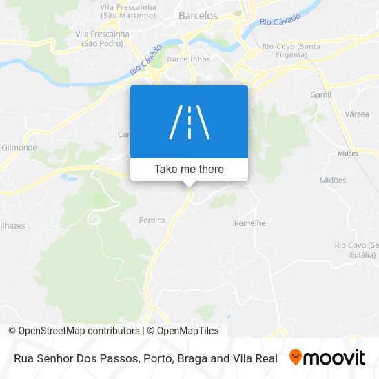 Rua Senhor Dos Passos map
