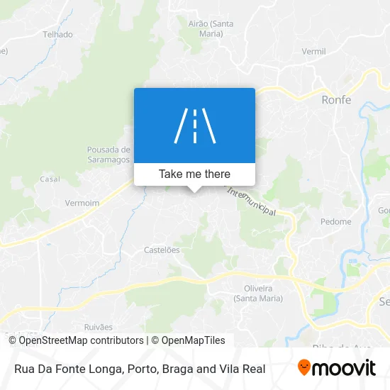 Rua Da Fonte Longa map