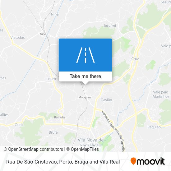 Rua De São Cristovão map