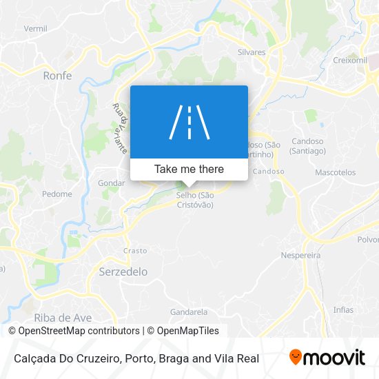 Calçada Do Cruzeiro map