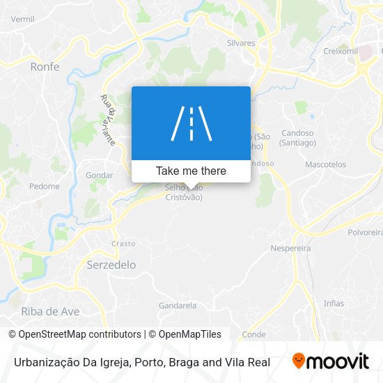 Urbanização Da Igreja mapa