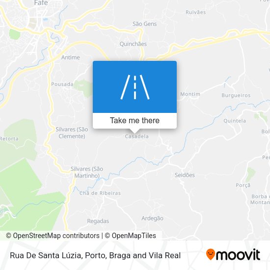 Rua De Santa Lúzia map