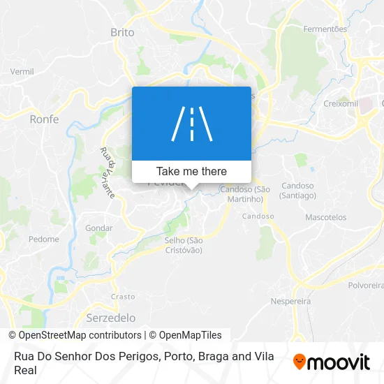 Rua Do Senhor Dos Perigos map