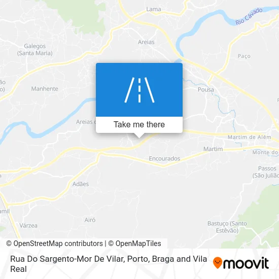 Rua Do Sargento-Mor De Vilar map