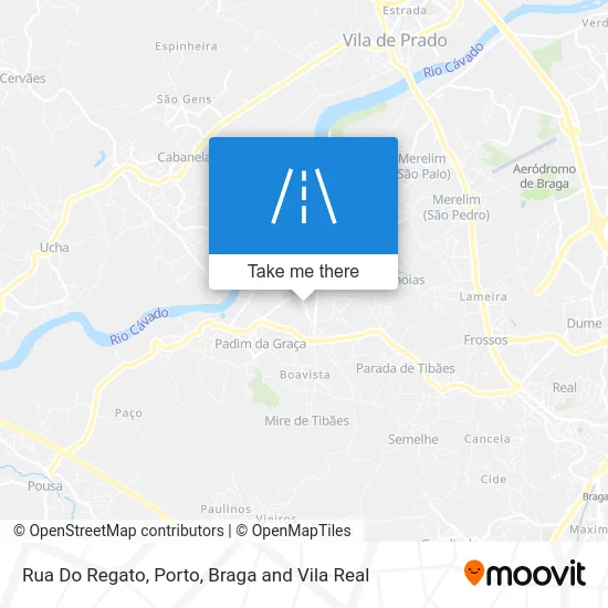 Rua Do Regato map