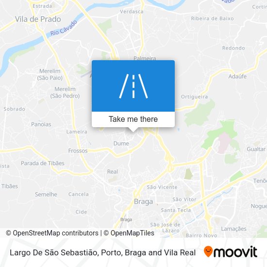 Largo De São Sebastião mapa