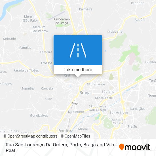 Rua São Lourenço Da Ordem map